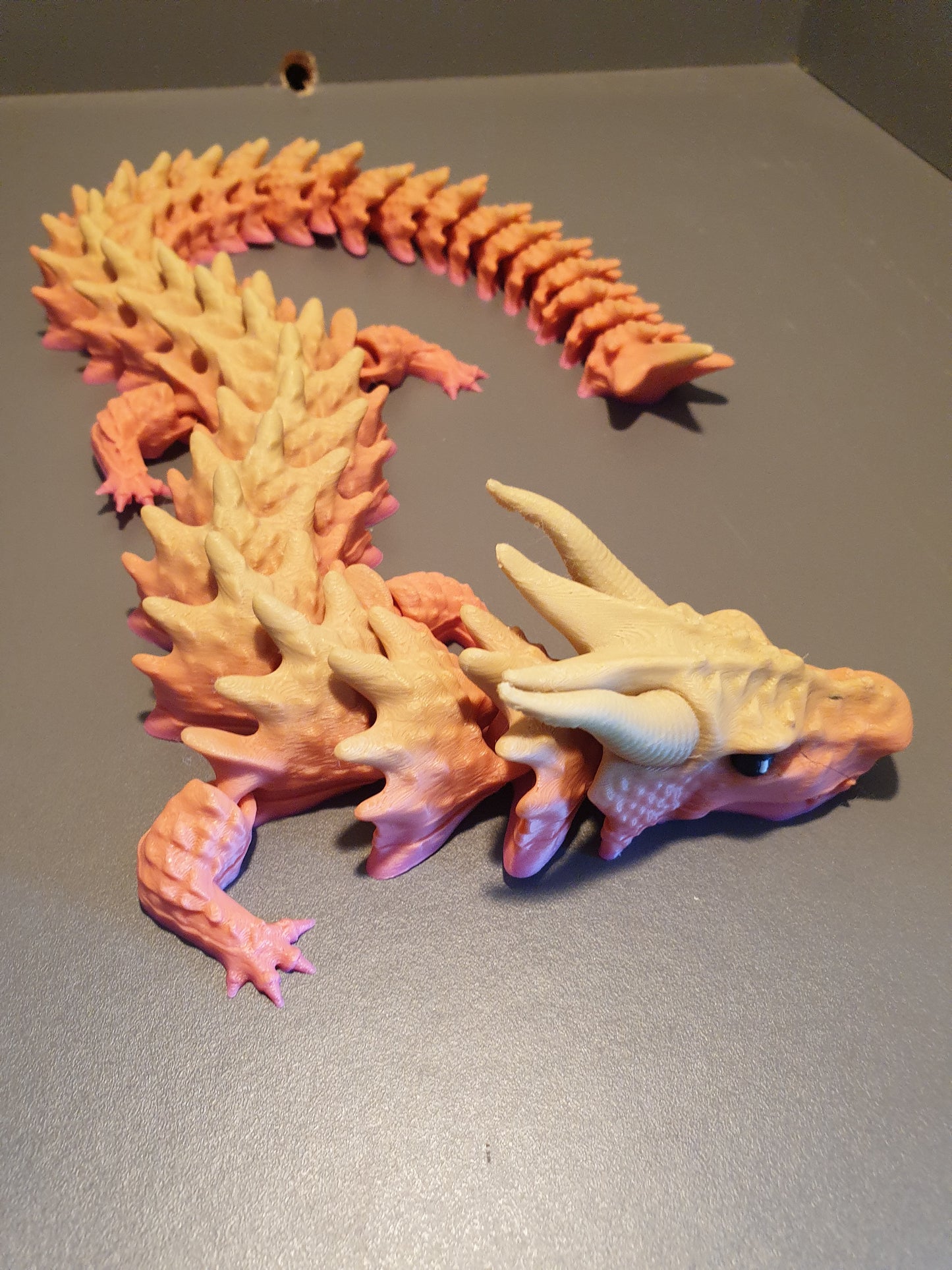 Large Coloured Flexi Dragon