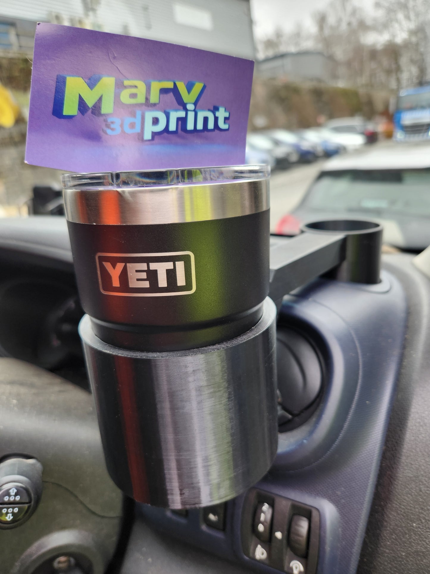 Renault/Vauxhall Vivaro Cup Holder Extension {MILWAUKEE CUP}YETI REMBLER