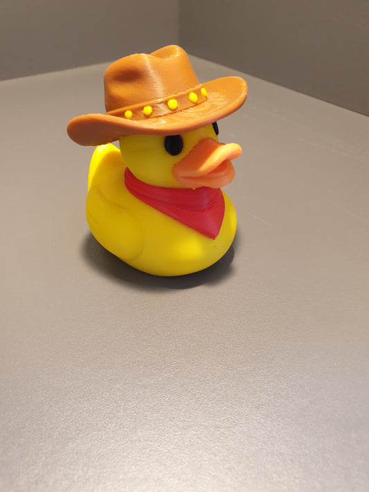 Cowboy Duck Figure