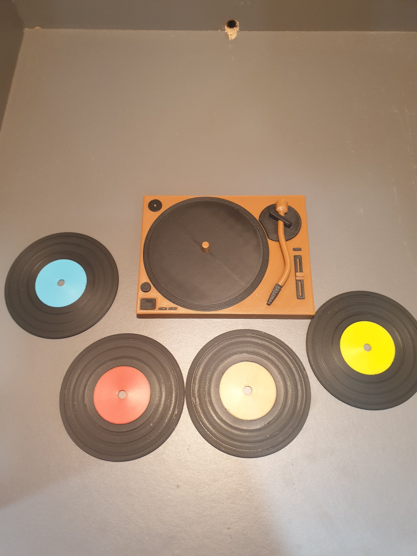 Record Player Coaster Set